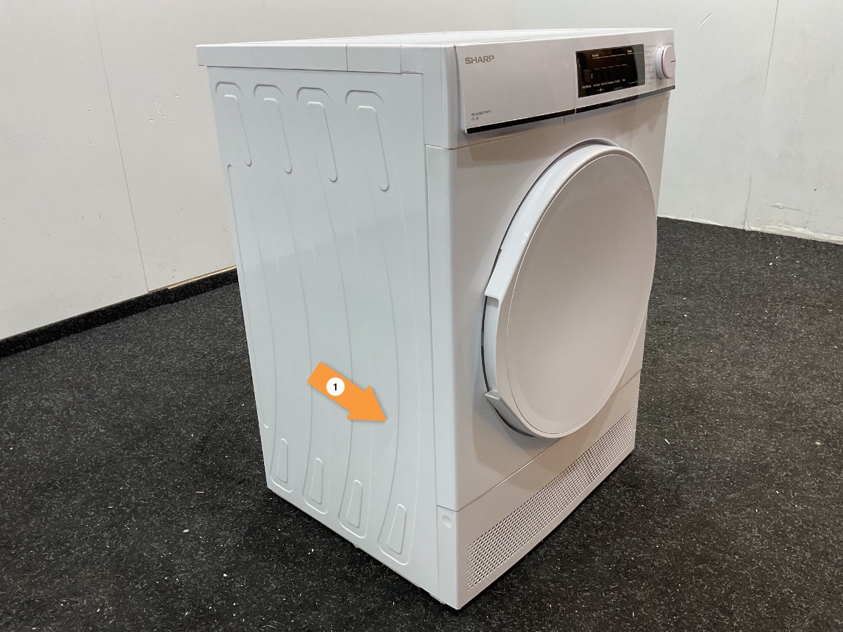 Sharp condensdroger KDNCB8S7PW91BX - Wit