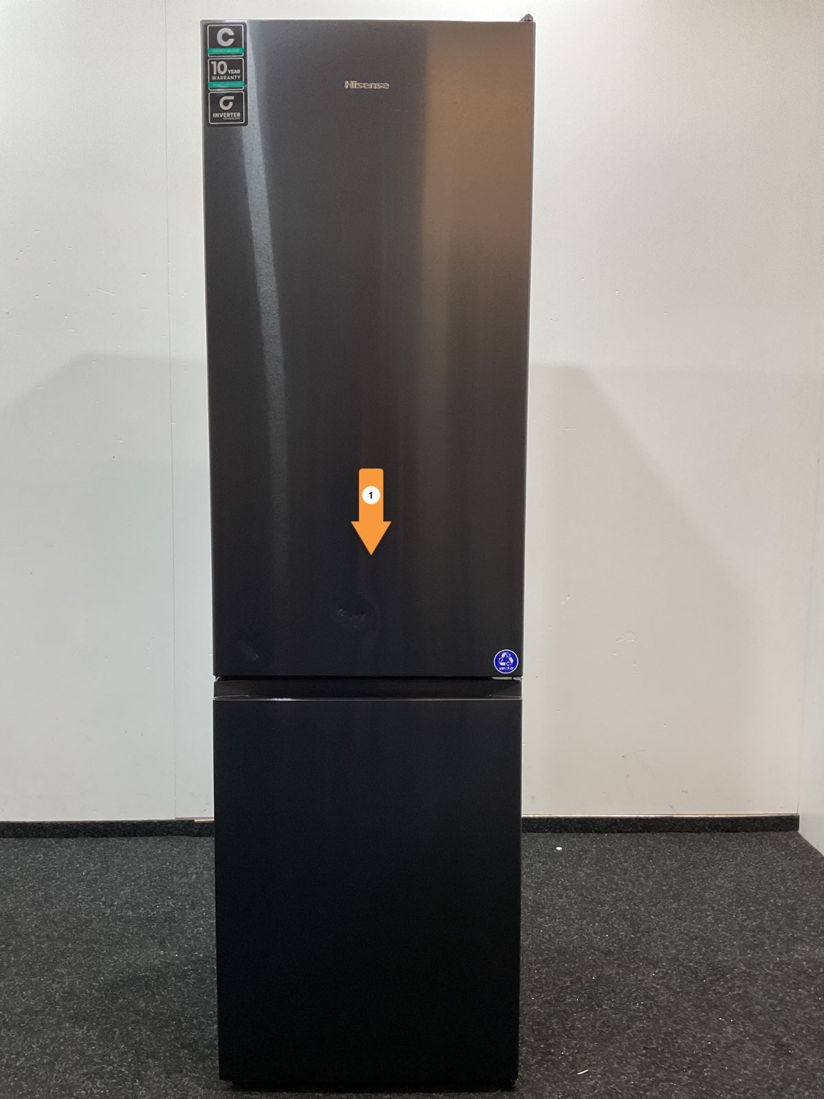 Hisense koelkast RB440N4AFC - Zwart 