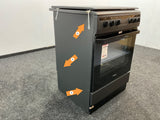 Inventum gasfornuis VFG6034WGZWA - Elektrische oven - Zwart