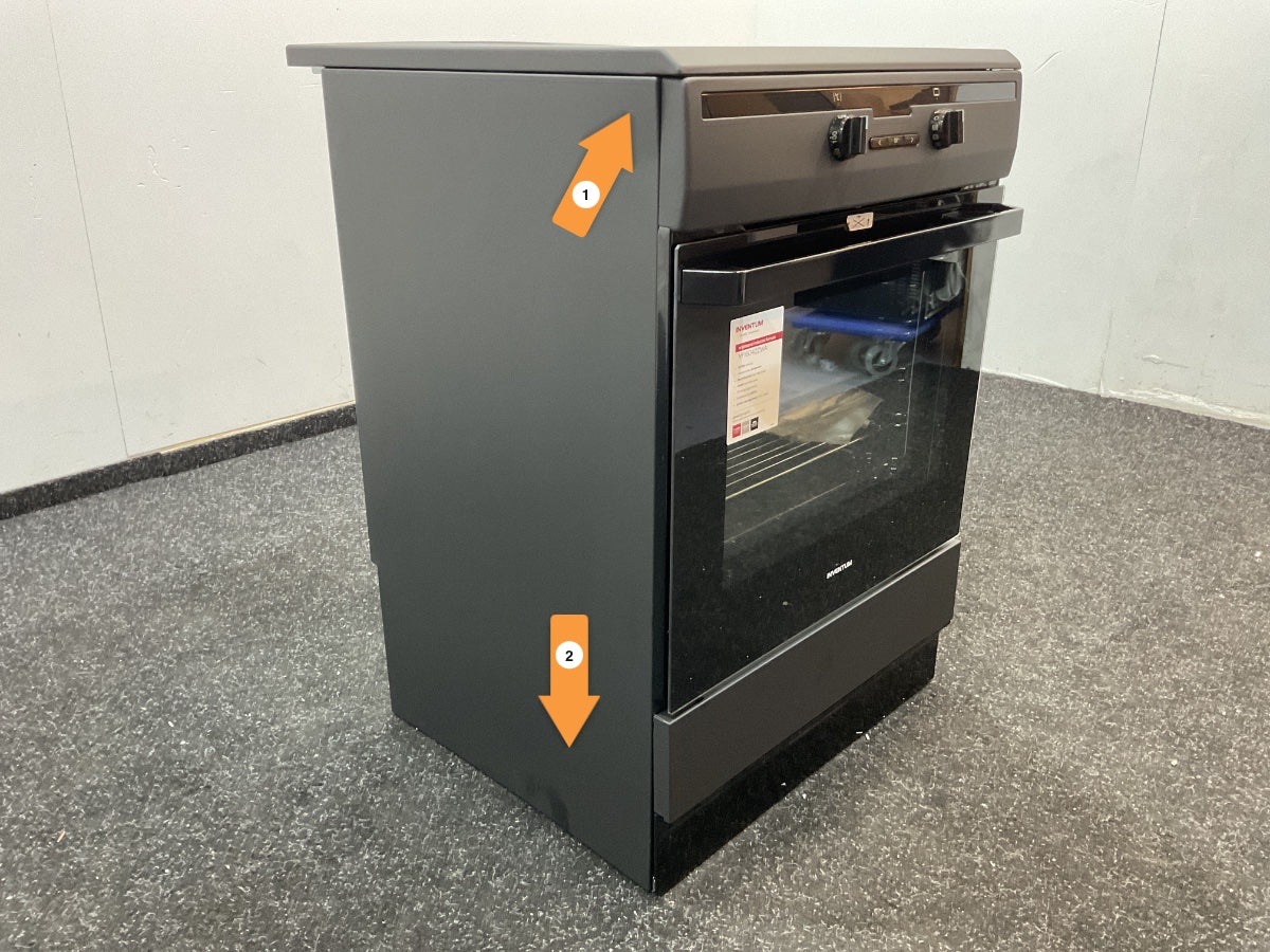 Inventum inductie fornuis VFI6042ZWA - Zwart