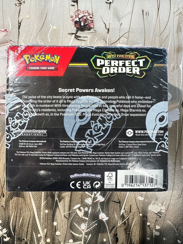 Pokemon ME03 Perfect Order BO - 36CT Display