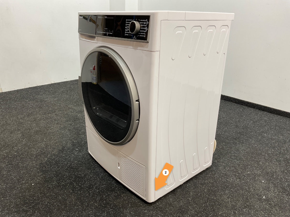 Sharp warmtepompdroger KDHHH8S7GW21BX - Wit