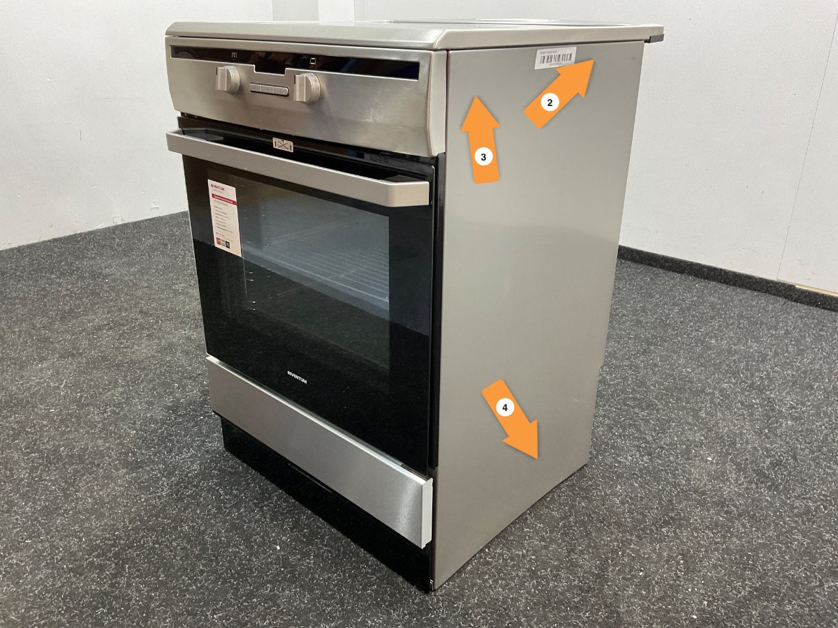 Inventum inductie fornuis VFI6042RVS - RVS/Zwart 