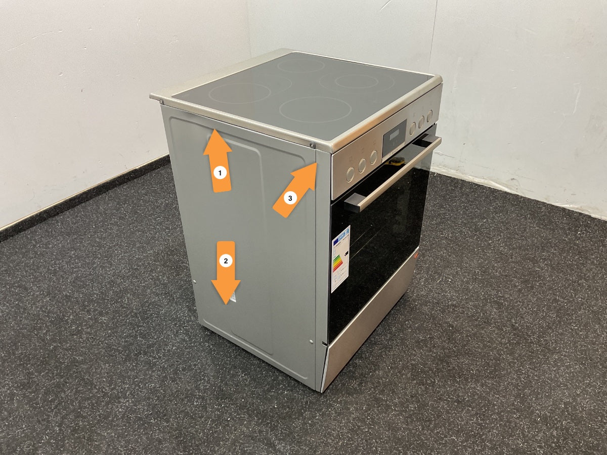Bosch keramisch fornuis HKR39C250 - RVS