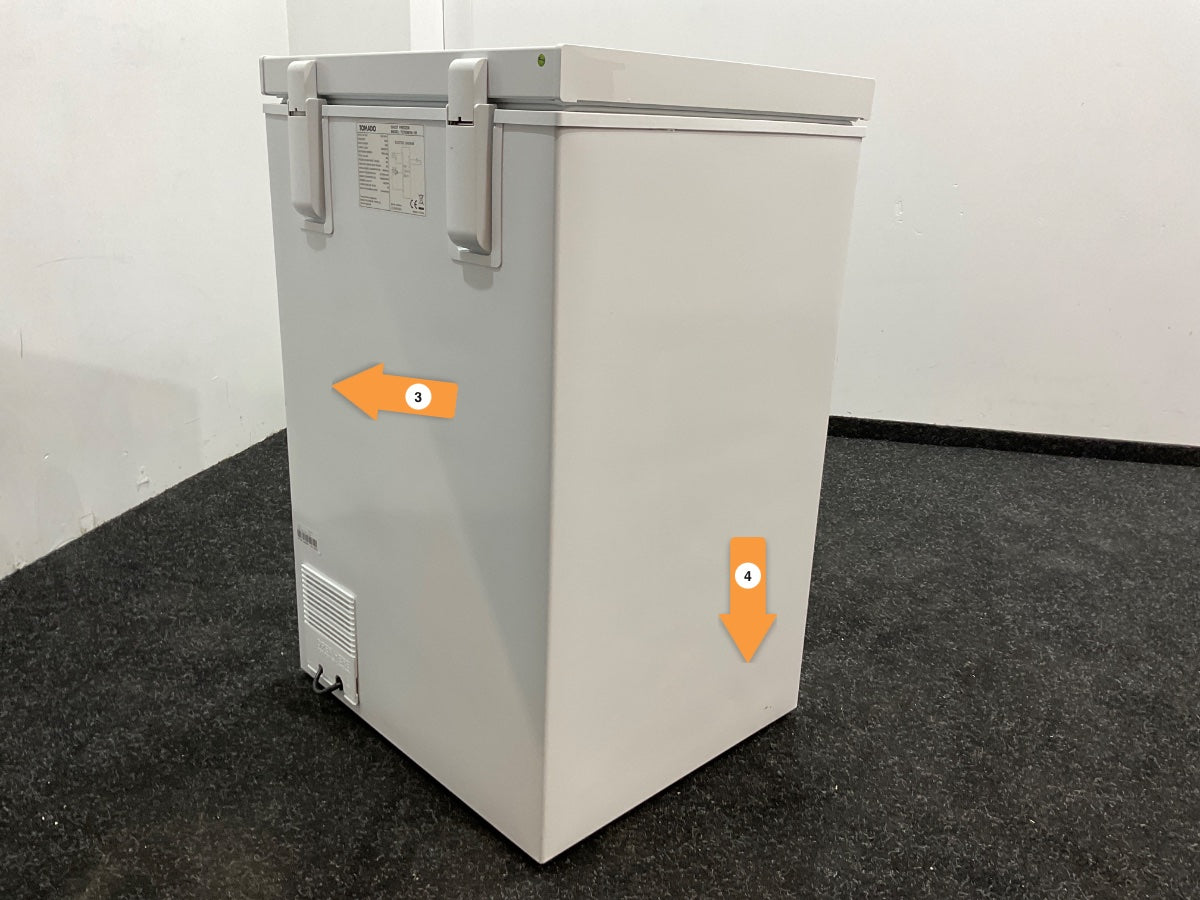 Tomado vrieskist TCF0991W - 99 liter - tot -15 graden