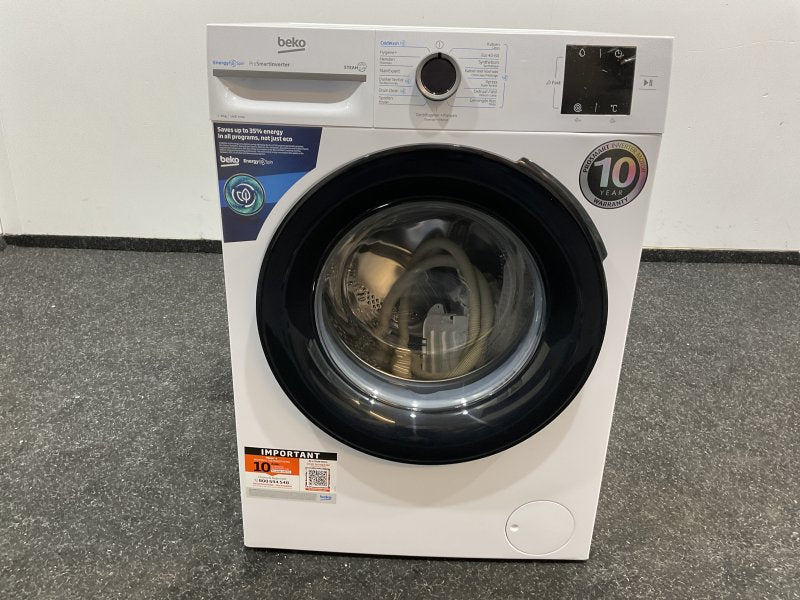 Beko wasmachine BM3WFT3841W - NL/FR - 8 kg 