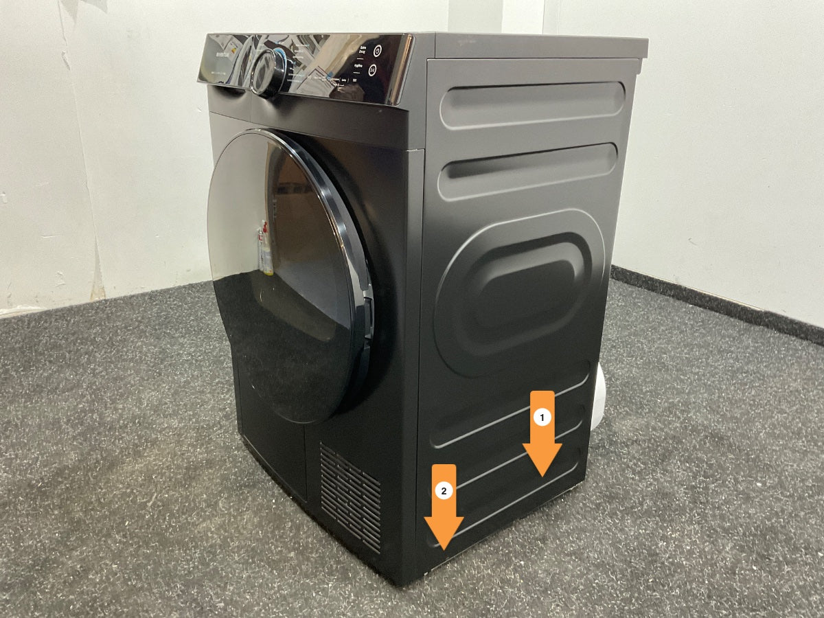 Inventum warmtepompdroger VDW8030B - 8kg - Zwart