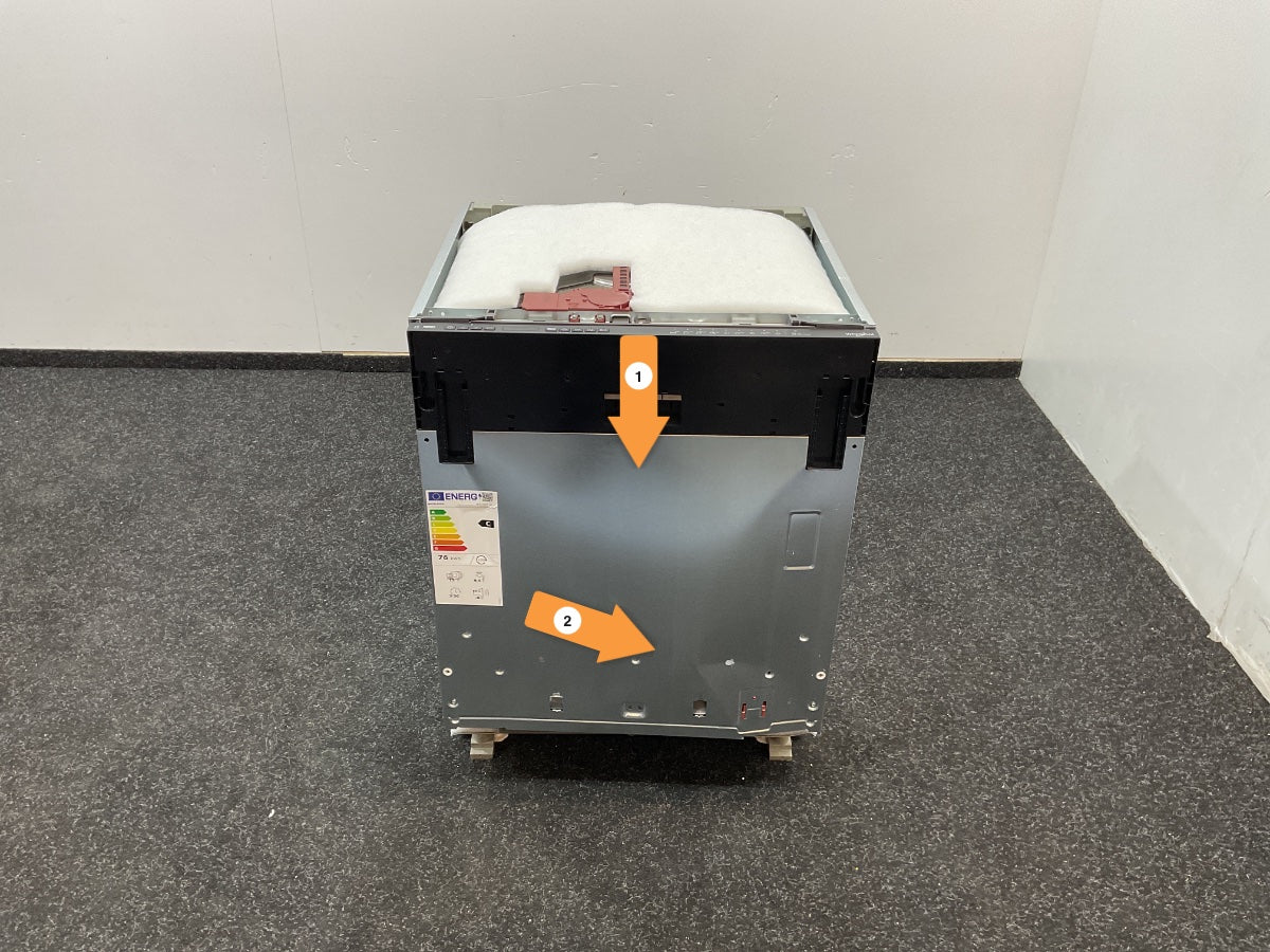 Whirlpool inbouw vaatwasser W7IHP40LC - met besteklade