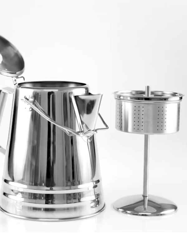 Glacier RVS Percolator Koffiezetter – 1,2 Liter