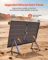 VEVOR Bifaciale Zonnepanelen 2 stuks - 400W