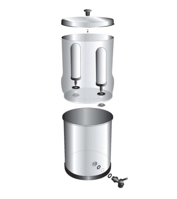 Berkefeld Doulton waterfilter 6 L (2 patronen)