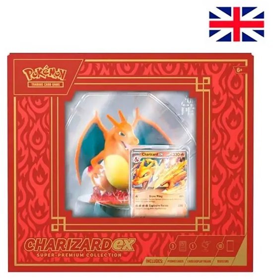 Pokémon Charizard ex Super Premium Collection - Trading Cards met figuur