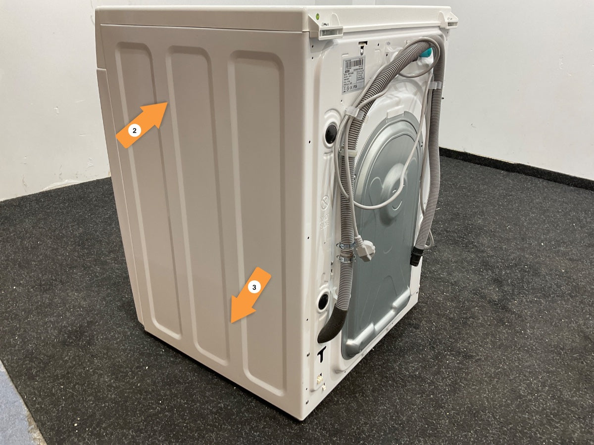 Samsung was-droogcombinatie WD80TA049BE - Wit
