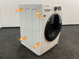 Samsung was-droogcombinatie WD80TA049BE - Wit
