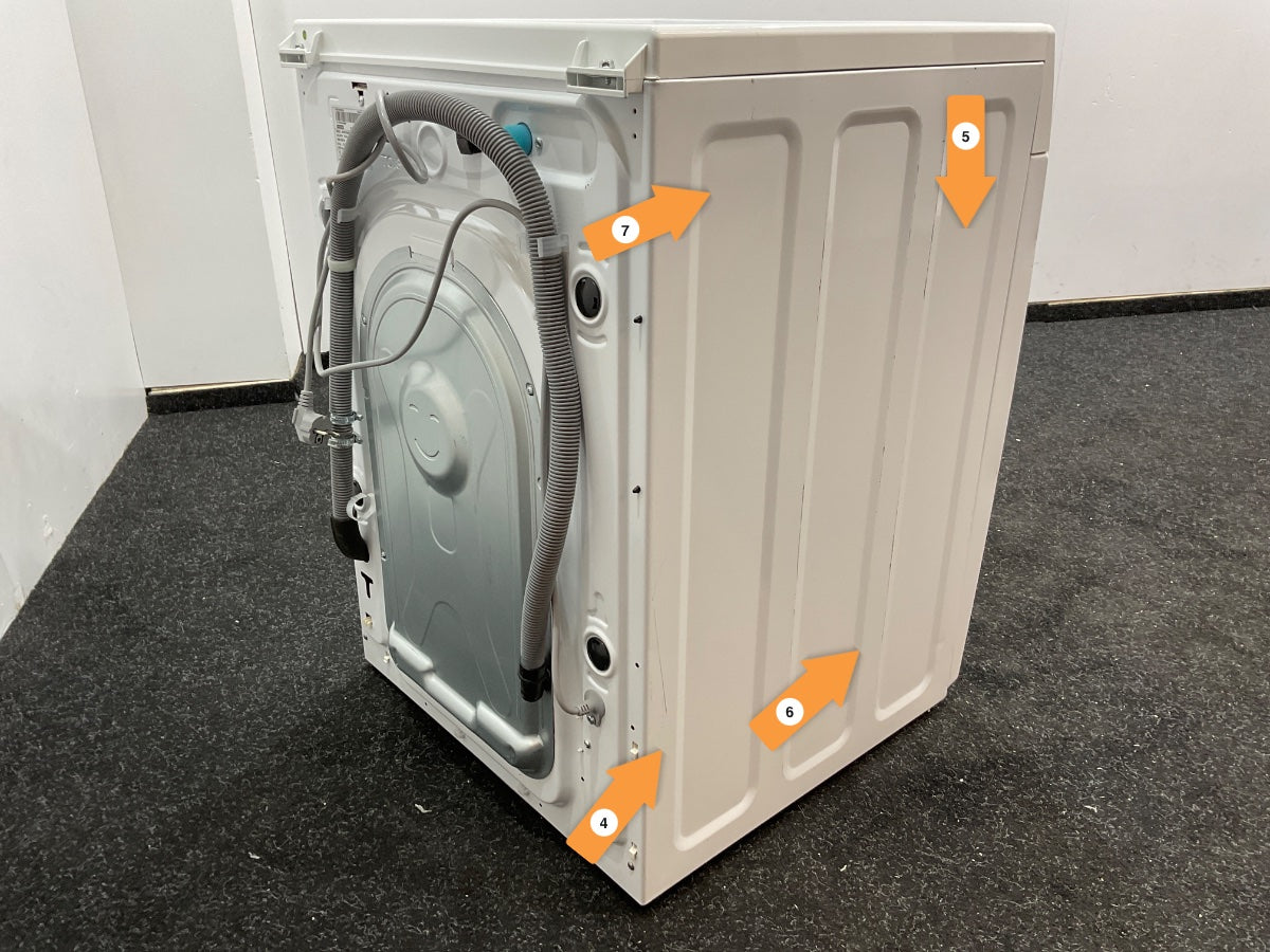 Samsung was-droogcombinatie WD80TA049BE - Wit