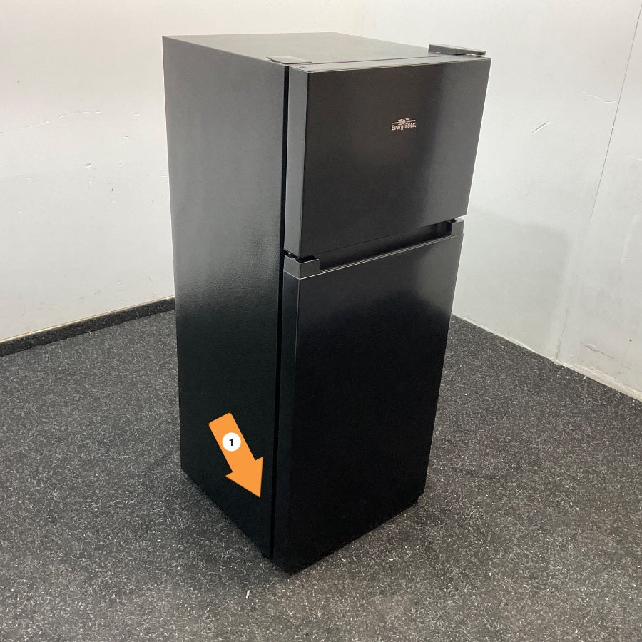 Everglades koelkast EVTD3020 - Zwart - 124 Liter