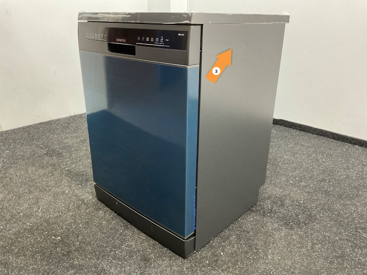Siemens vaatwasser SN23EC03ME - Vrijstaand - Zwart