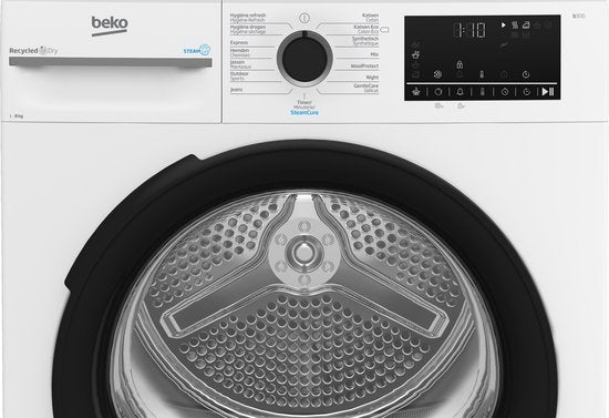 Beko warmtepompdroger BM3T3824W - SteamCure - 8 kg