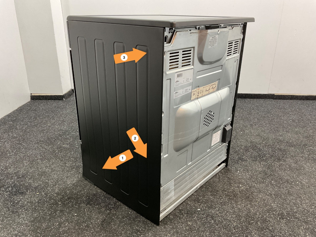 RIK -Everglades keramisch fornuis EVCK6110 - Mat Zwart