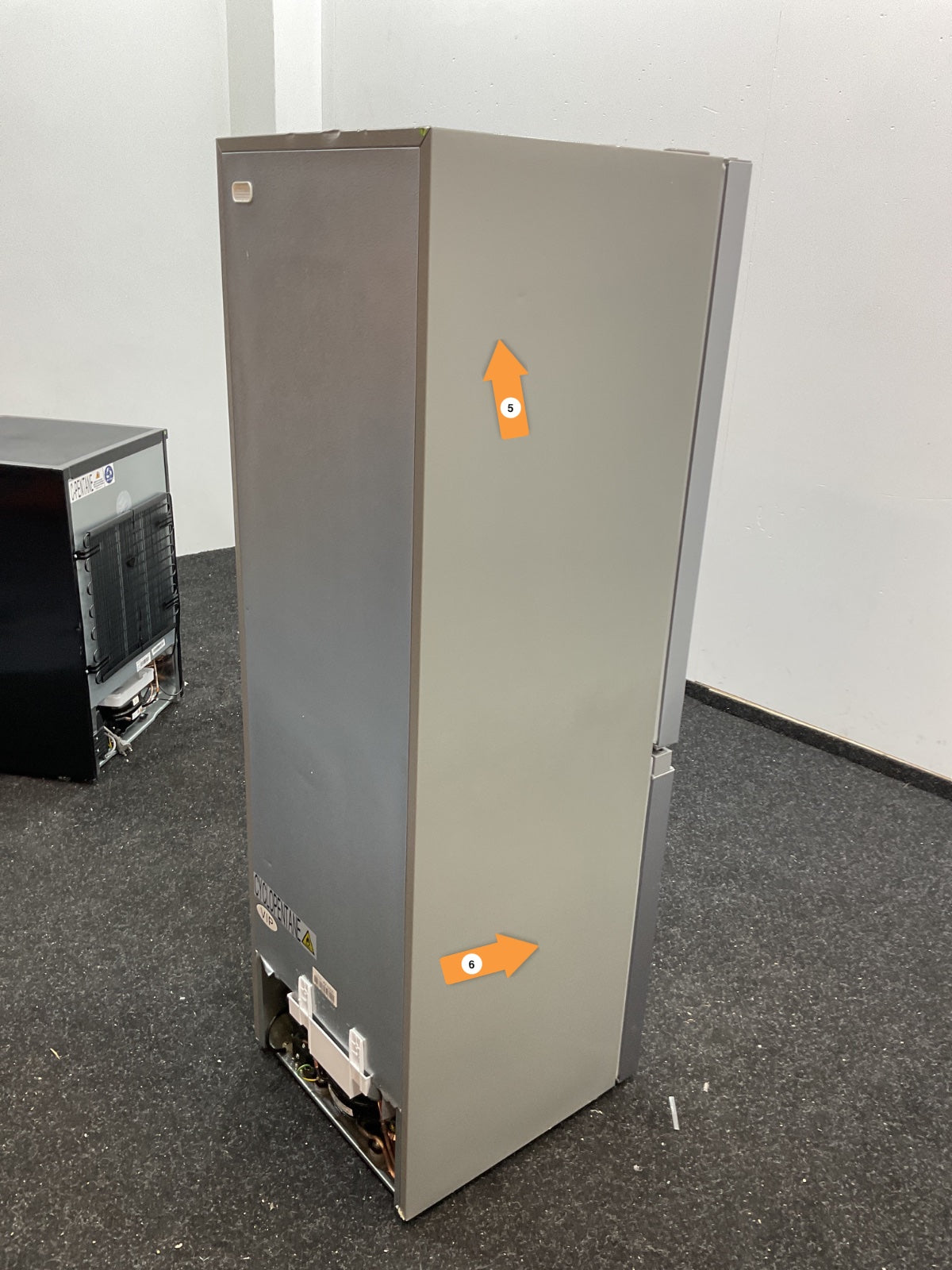 Inventum koelkast KV1500S - Vrijstaand - Zilver