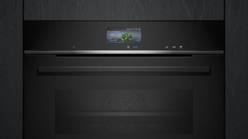 Siemens inbouwoven HS736G1B1 - iQ700 - met stoom - Zwart