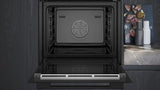 Siemens inbouwoven HS736G1B1 - iQ700 - met stoom - Zwart