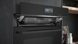 Siemens inbouwoven HS736G1B1 - iQ700 - met stoom - Zwart