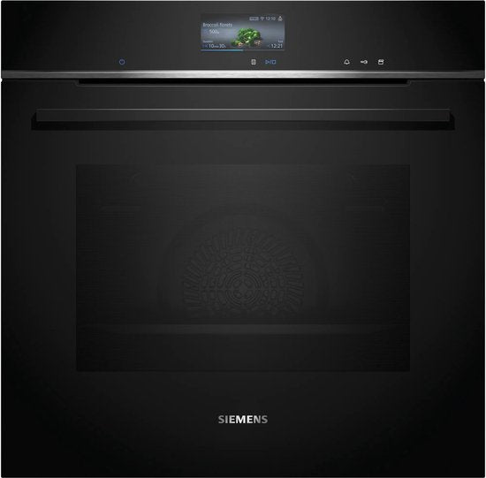 Siemens inbouwoven HS736G1B1 - iQ700 - met stoom - Zwart