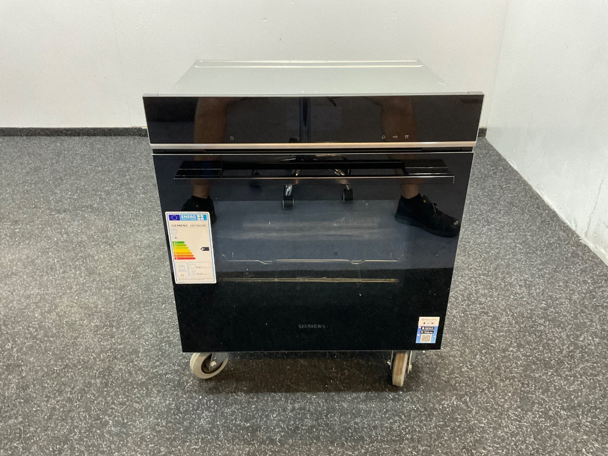 Siemens inbouwoven HS736G1B1 - iQ700 - met stoom - Zwart