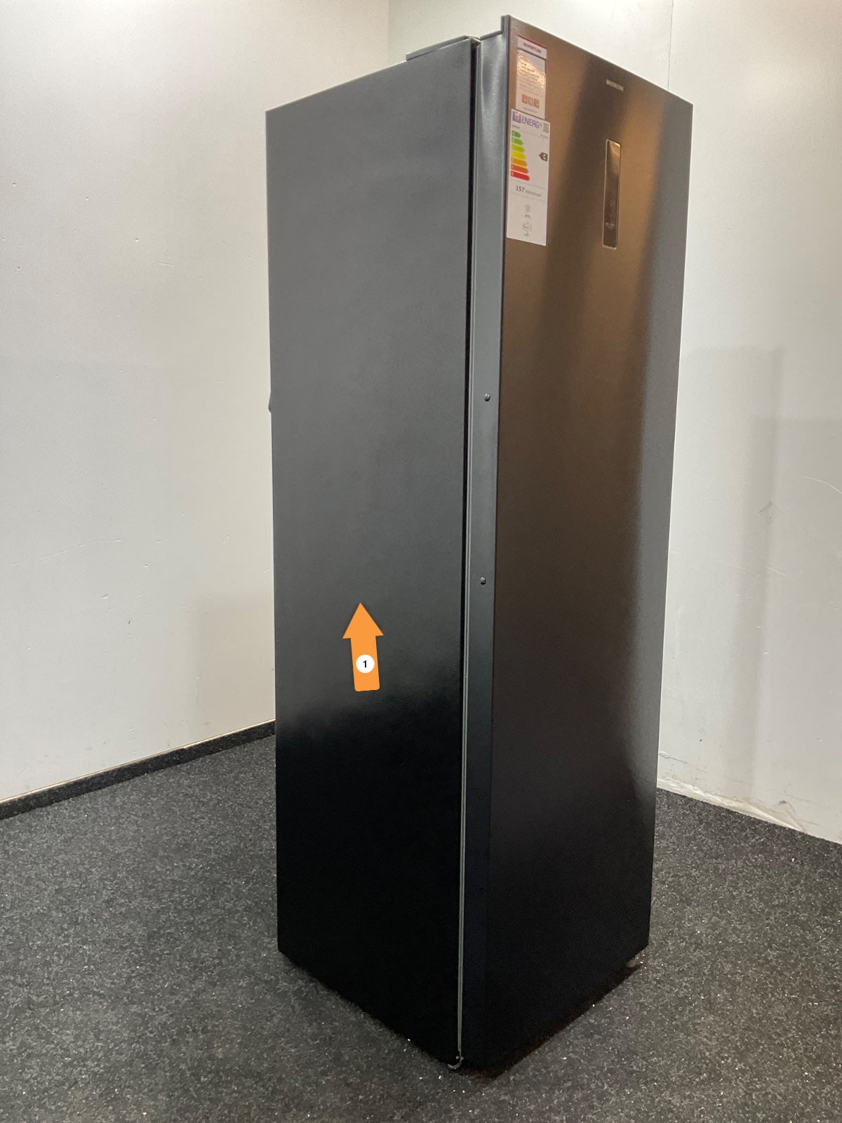 Inventum vrieskast VR1850B - vrijstaand - zwart
