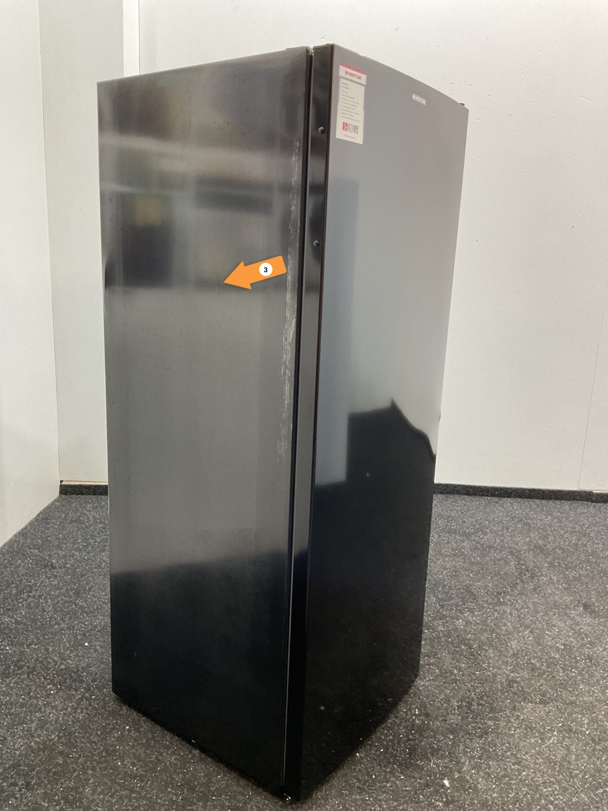 Inventum vrieskast VR1430B - Vrijstaand - Zwart