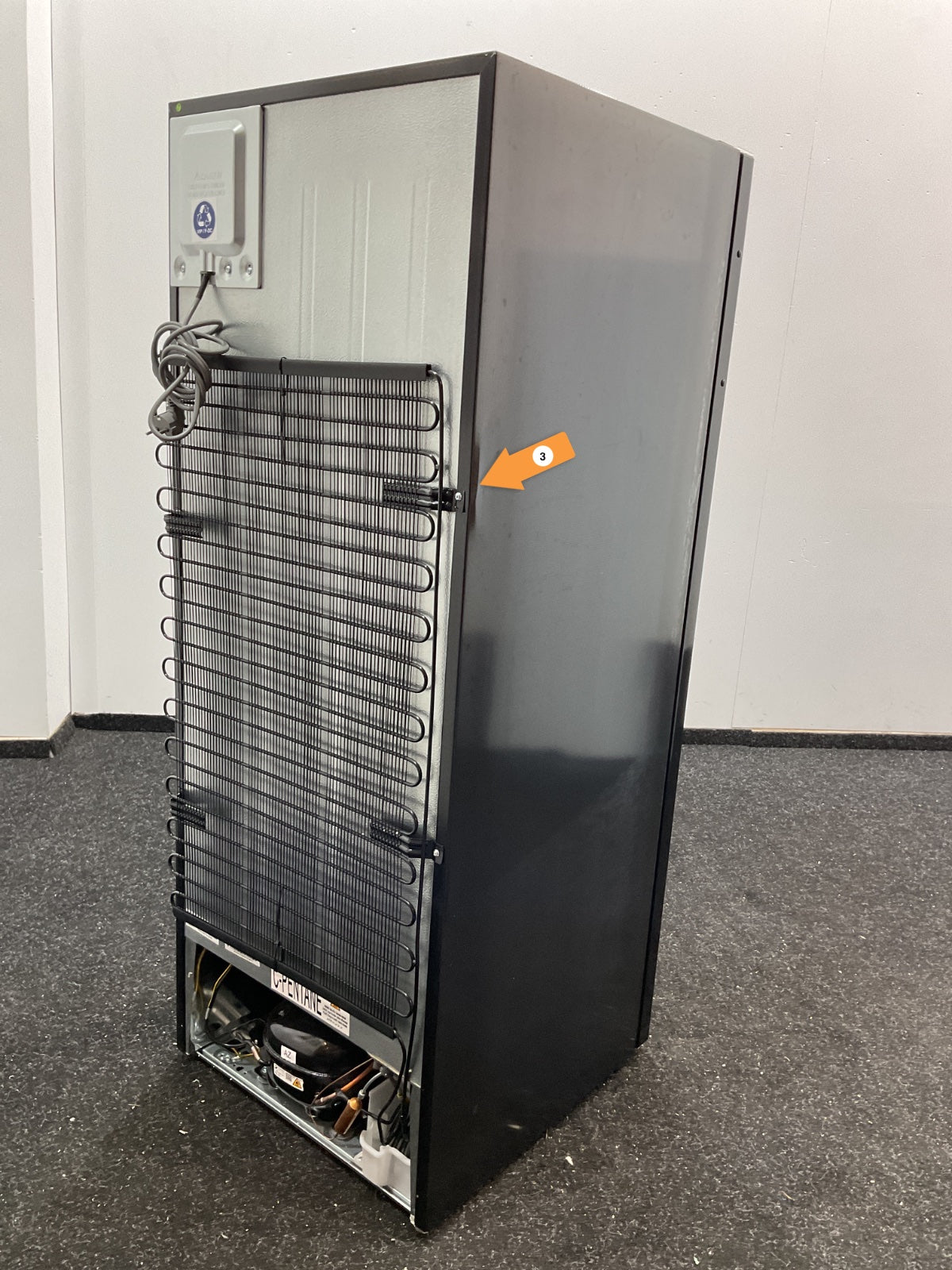 Inventum vrieskast VR1430B - Vrijstaand - Zwart