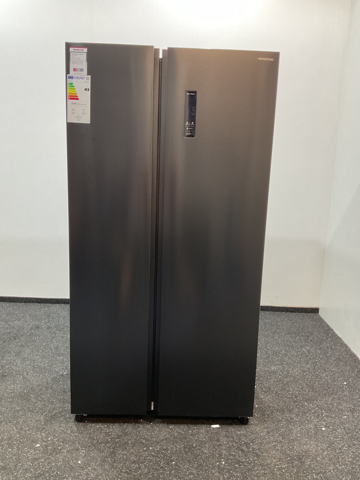 Inventum Amerikaanse koelkast SKV0180B - Zwart