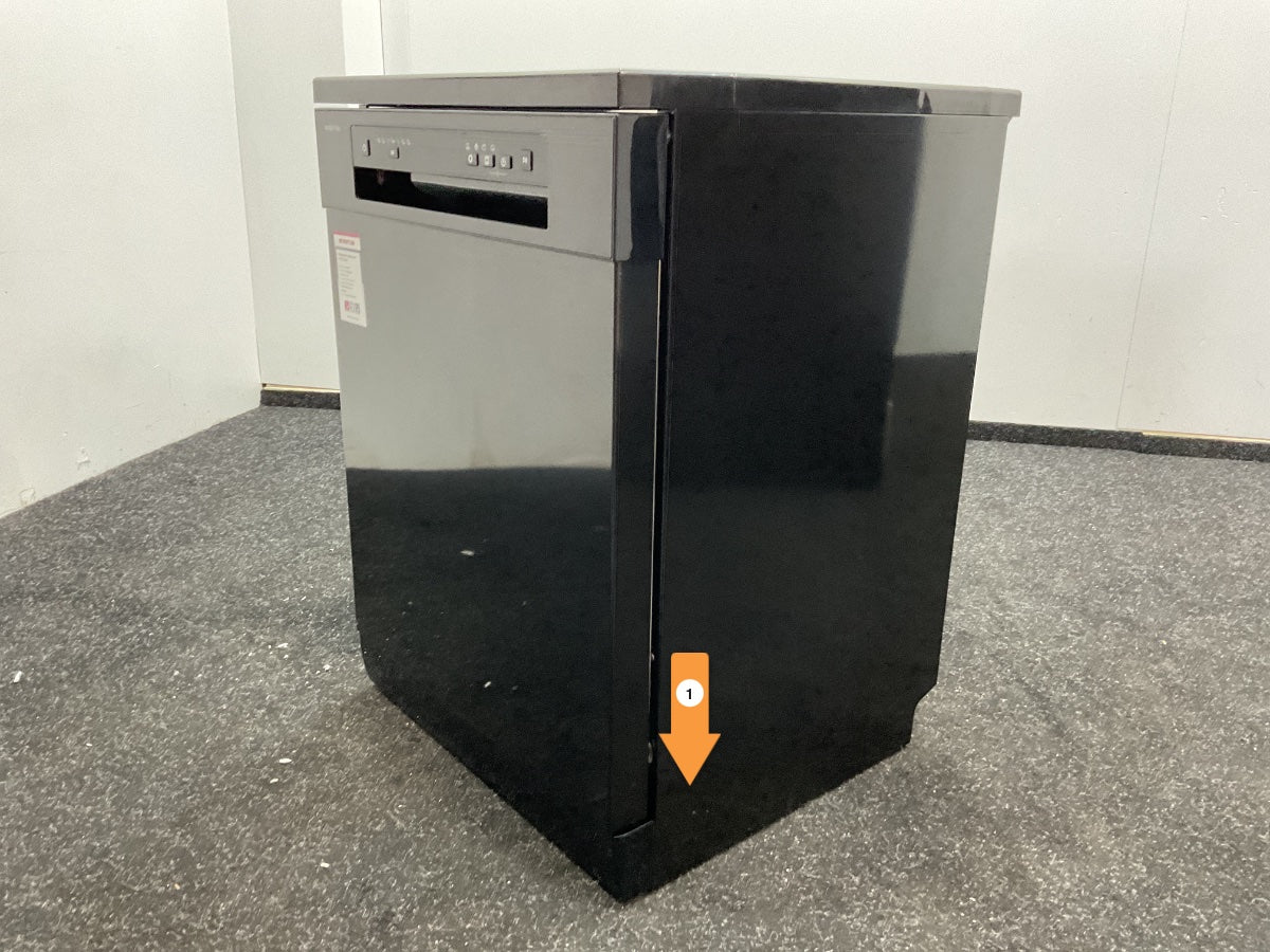 Inventum vaatwasser VVW6036AB - Vrijstaand - Zwart