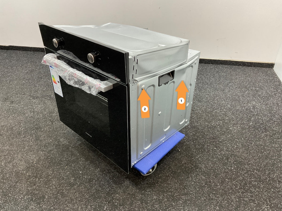 Inventum inbouw oven IOC6070GK - Zwart/RVS