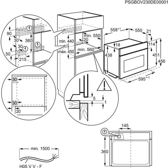 AEG inbouw combi-oven TK8NK72WB - met magnetron 