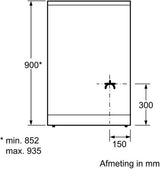 Bosch keramisch fornuis HKA004020U - Serie 2 - Wit