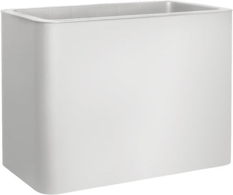 Florus Jive Terras Hoog 80cm - Plantenbak voor Buiten -100% Gerecycled Plastic – L39 x W78 x H60.2 - Wit