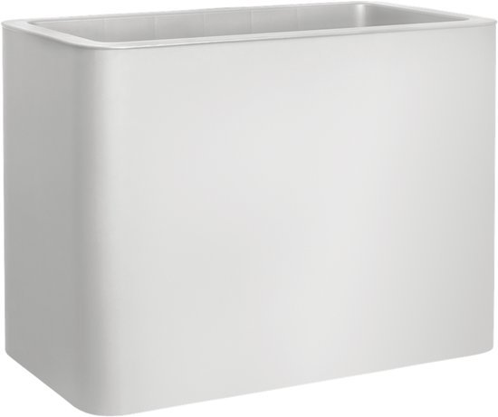 Florus Jive Terras Hoog 80cm - Plantenbak voor Buiten -100% Gerecycled Plastic – L39 x W78 x H60.2 - Wit