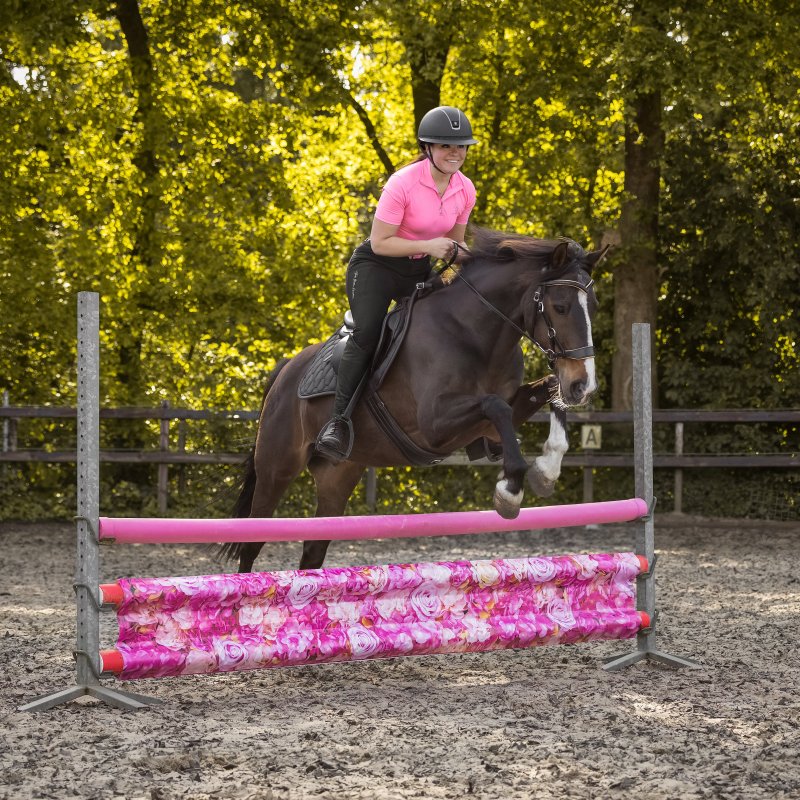 Jumpbanners - Hinderniszeil bixie Pink Roses