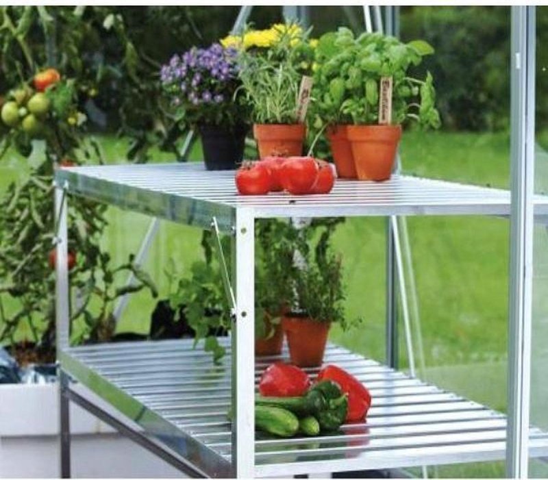 Vitavia kweektafel - Aluminium - 120cm x 50cm - 75cm hoog - 2 niveaus