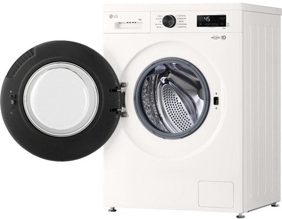LG was‑droogcombinatie W4X1095NWB - 9/5 kg - Wit