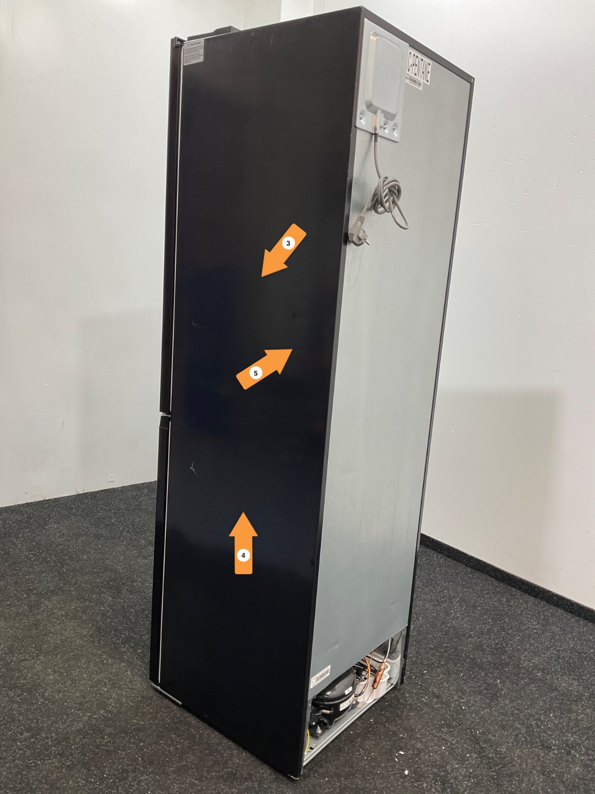 Exquisit koelkast KGC245-80-NF-W-040DB - zwart