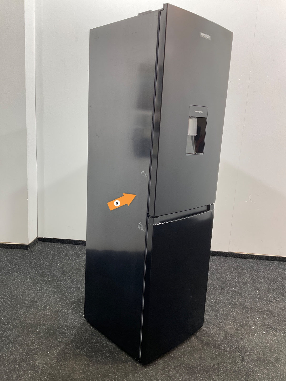 Exquisit koelkast KGC245-80-NF-W-040DB - zwart