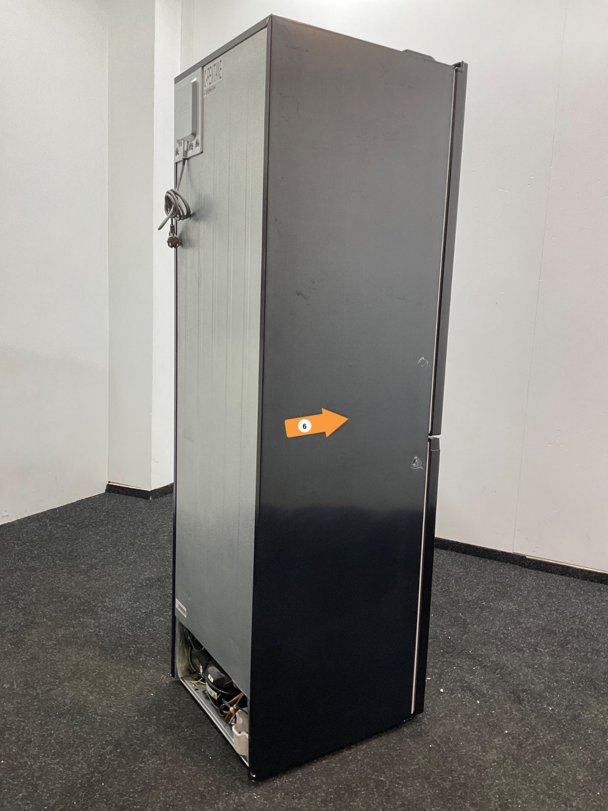 Exquisit koelkast KGC245-80-NF-W-040DB - zwart