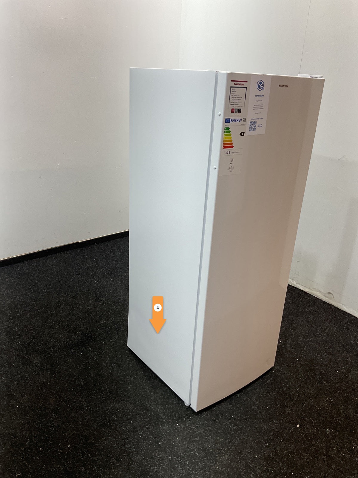 Inventum vrieskast VR1430W - 161 liter - Wit