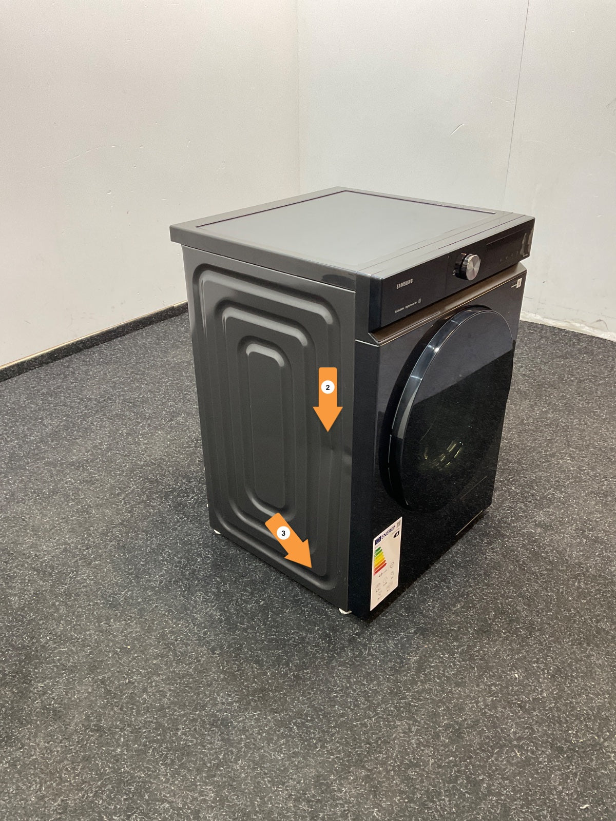Samsung wasmachine WW90DB7U34GBU3 - zwart