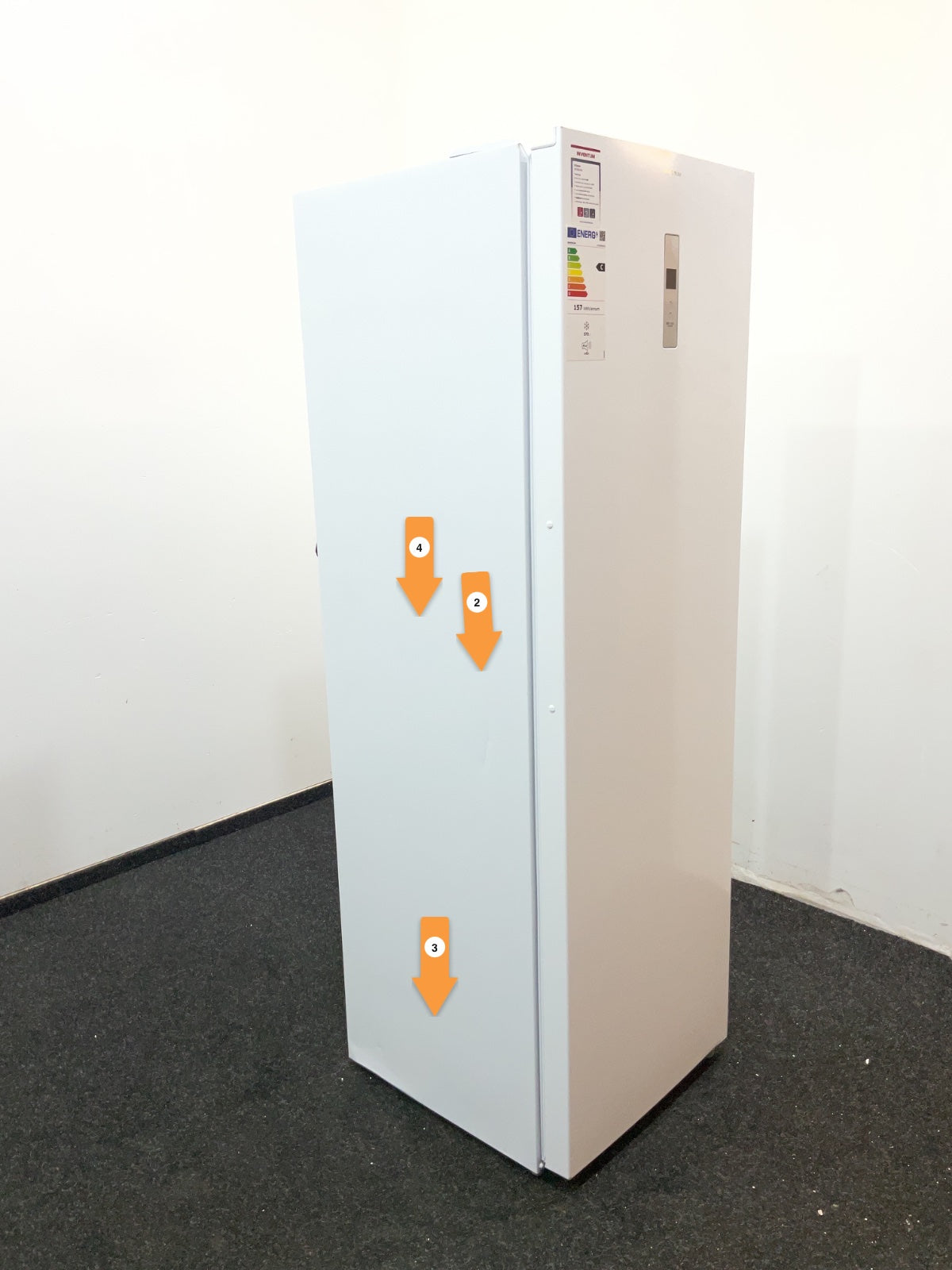 Inventum vrieskast VR1850W - Tot -15°C - Wit