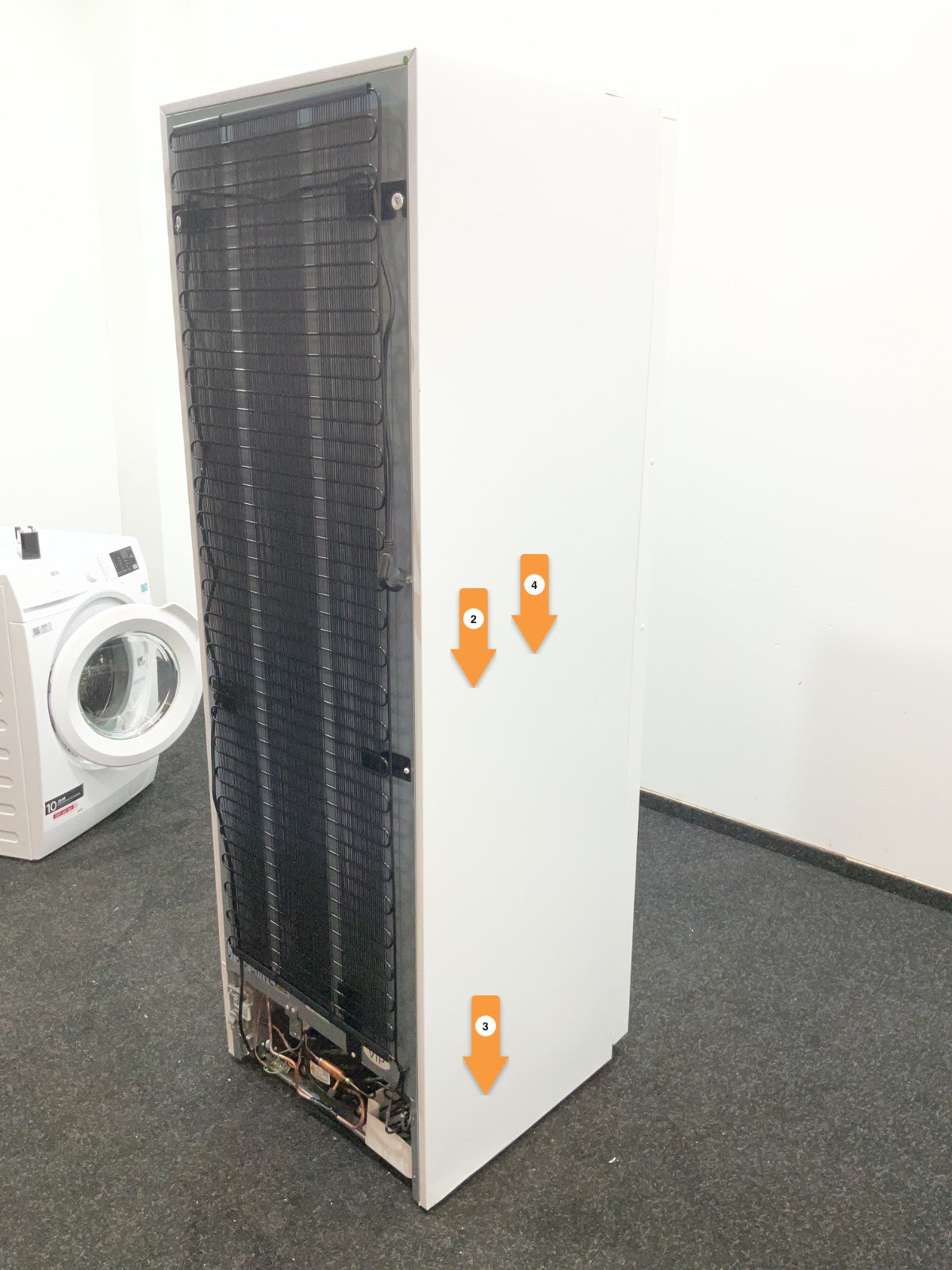 Inventum vrieskast VR1850W - Tot -15°C - Wit