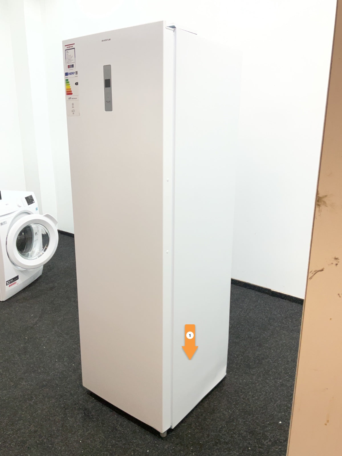 Inventum vrieskast VR1850W - Tot -15°C - Wit